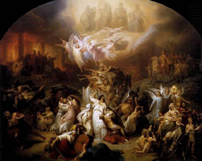 : The Destruction of Jerusalem by Titus, Wilhelm von Kaulbach